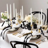 Contempo Luxe Black Accent Plates, Set Of 4